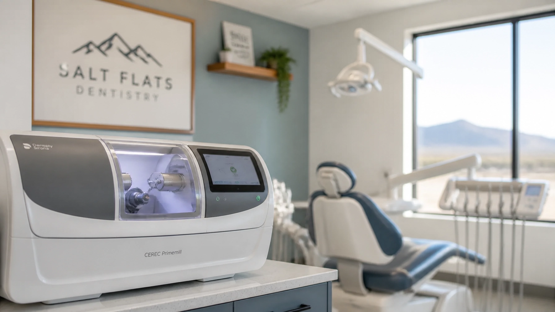 Modern Salt Flats Dentistry office with CEREC technology